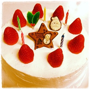 イチゴのケーキ